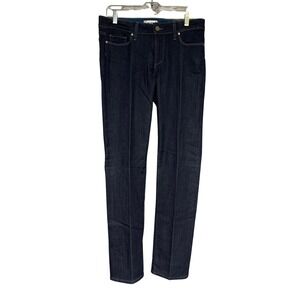 Paige Jeans Women 30 Skyline Boot Dark Indigo Blue Stretch Denim Designer